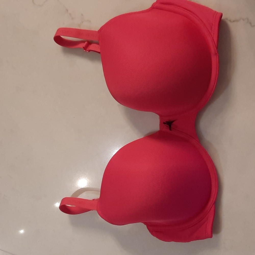 Lane Bryant Cacique T Shirt Bra 38DDD Hot Pink